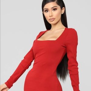 Jessika mini dress- Rust